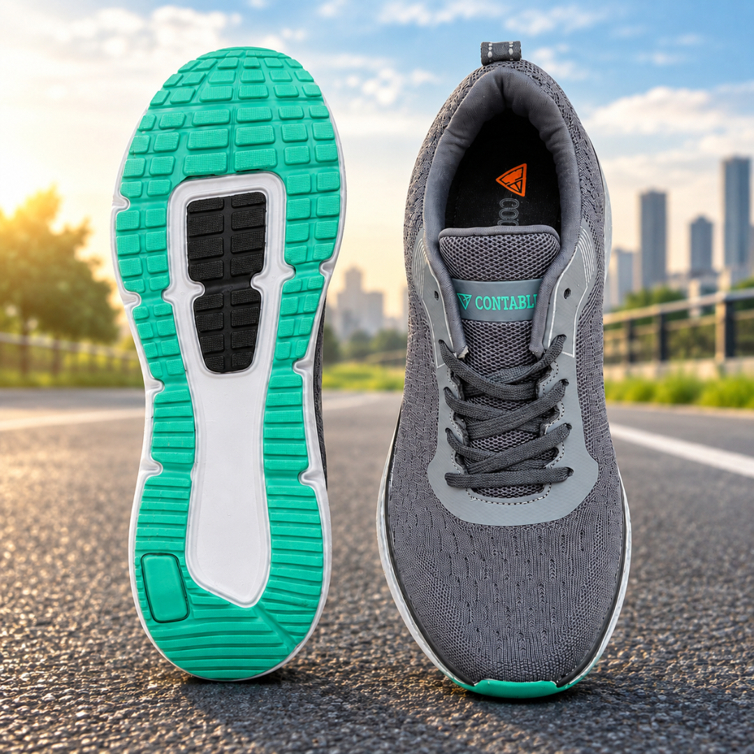 CB Sports Lightweight and Flexible Sports Shoes | Grey
