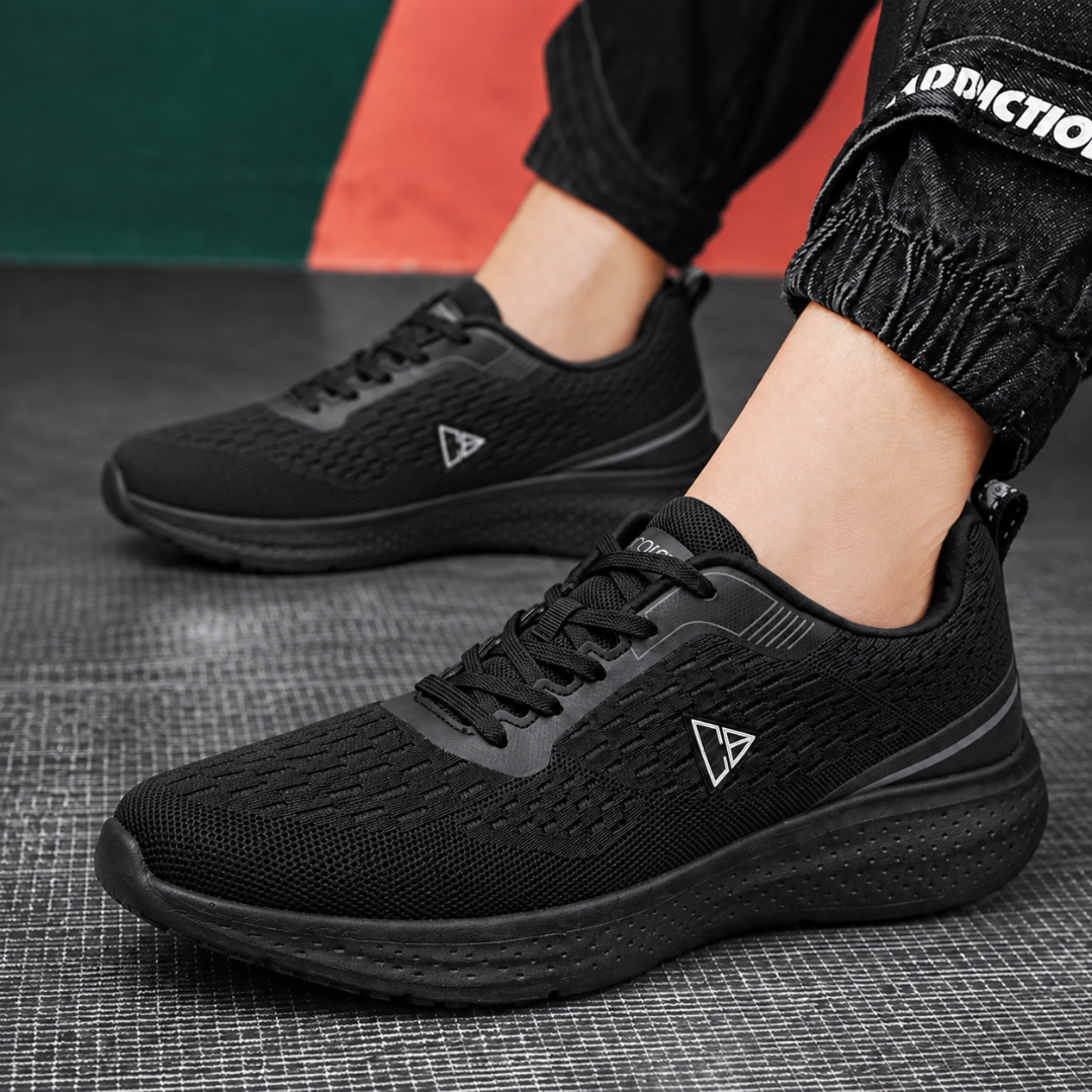 CB Sports Lightweight and Flexible Sports Shoes | Black
