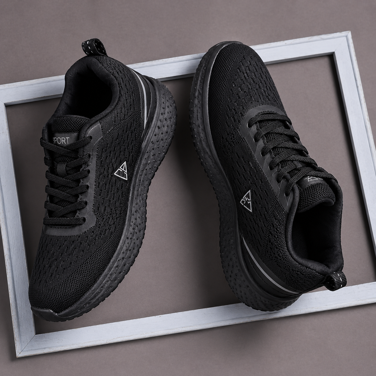CB Sports Lightweight and Flexible Sports Shoes | Black