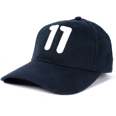 11Caps Soft Cotton Adjustable Unisex Cap | Navy Blue