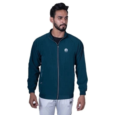 11 Caps Solid All Season Mens Windcheater | Green