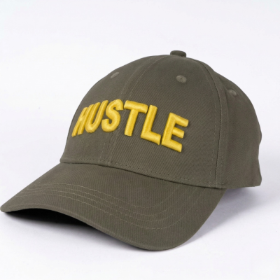 11Caps Hustle Soft Cotton Adjustable Unisex Cap | Grey