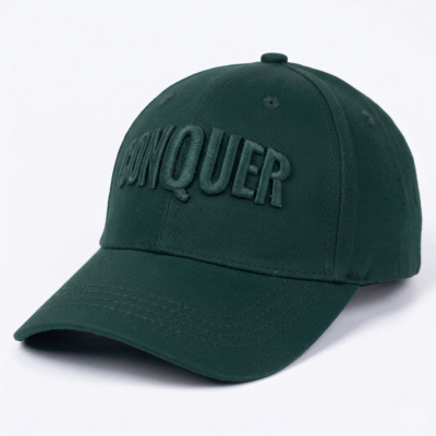 11Caps Conquer Soft Cotton Adjustable Unisex Cap | Green
